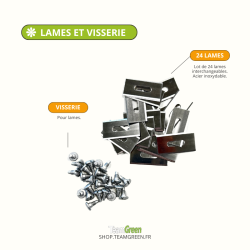 LAMES DE REMPLACEMENT ADAPTABLES LUBA 1 et 2