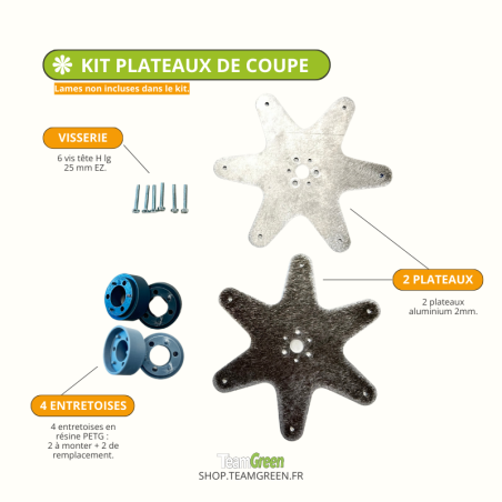 KIT PLATEAUX DE COUPE ADAPTABLES LUBA 1-2 et version X