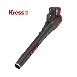 Découvrez le souffleur Kress 40V KG584E.9 avec moteur Brushless, débit d'air de 900 m³/h et technologie QuietStorm™ pour un fonc