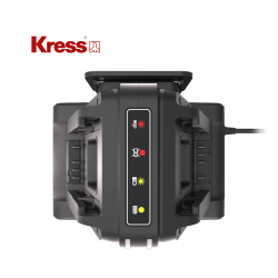 Le chargeur double Kress 60V 8 A KA3706 permet une charge simultanée de 2 batteries avec technologie Smartlink pour une vitesse