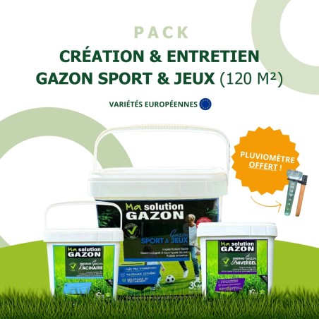 PACK IDEAL POUR CREER VOTRE GAZON A LA MAISON