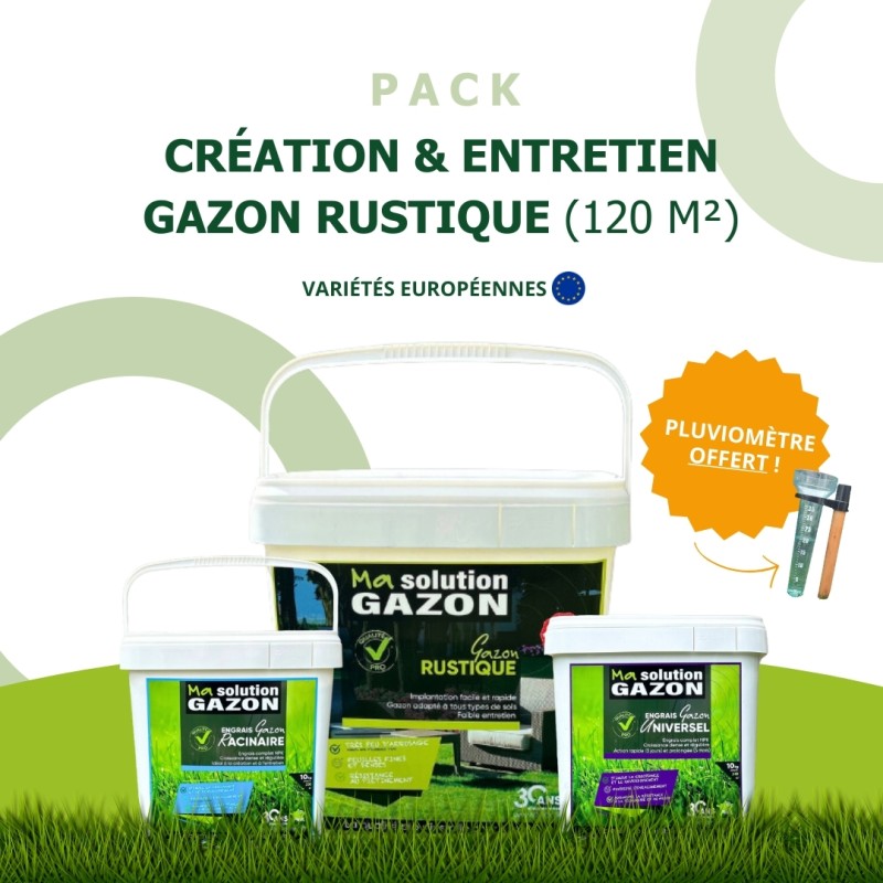 PACK IDEAL POUR CREER VOTRE GAZON A LA MAISON