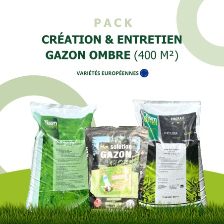 PACK IDEAL POUR CREER VOTRE GAZON A LA MAISON