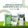PACK IDEAL POUR CREER VOTRE GAZON A LA MAISON