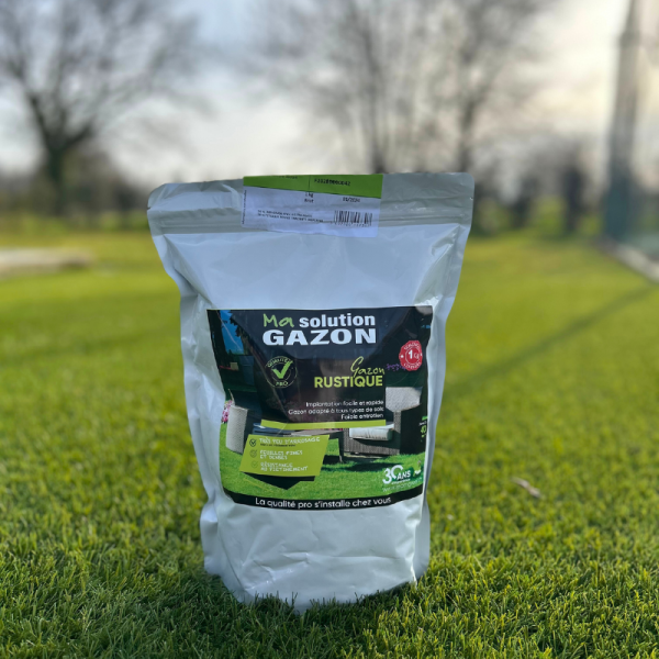 Mélange de gazon rustique professionnel - tapis dense et esthétique