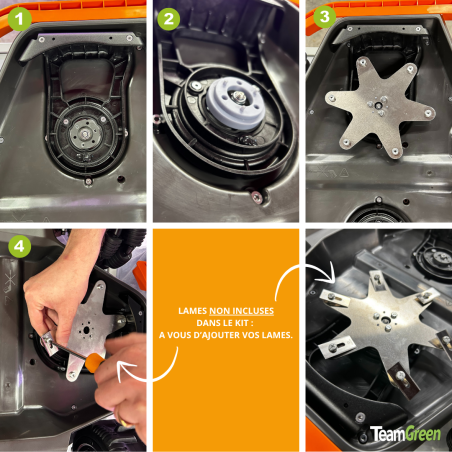 KIT PLATEAUX DE COUPE ADAPTABLES LUBA 1-2 et version X