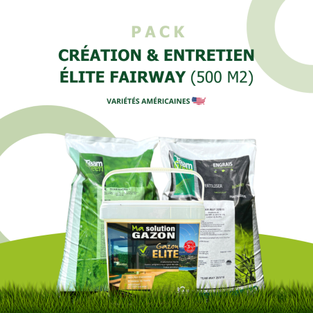 Pack gazon 1250 m² création et entretien pour pelouse parfaite