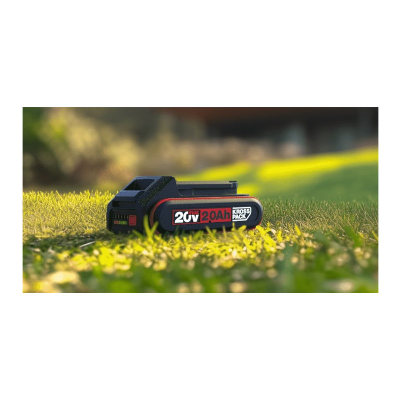 Batterie Kress KrossPack 20 V 2 Ah, compatible avec les outils Kress 20 V et 40 V. Puissante et durable, idéale pour les travaux
