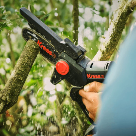 PACK TRONÇONNEUSE À MAIN KRESS KG343 + BATTERIE & CHARGEUR