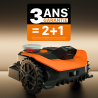 Robot tondeuse Vision Cloud WR305E - 500 m² - sans fil, RTK Cloud et V-SLAM