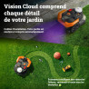 Robot tondeuse sans fil Vision Cloud WR303E – 300 m² – RTK Cloud, V-SLAM, cartographie automatique
