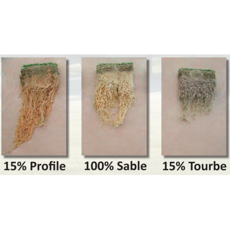 Team-profile, céramique poreuse qui augmente le drainage tout en favorisant la rétention et la disponibilité de l'eau en période