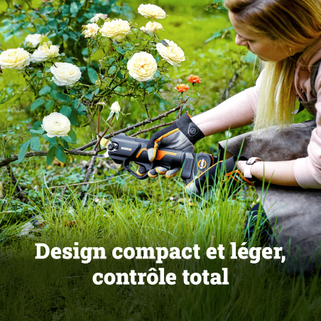 Sécateur électrique Worx WG330E.9 20V sans batterie - coupe 25 mm