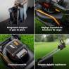 Tondeuse autotractée 40V Worx WG749E – 500 m² | Sans fil performante