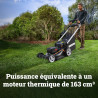 Tondeuse autotractée 40V Worx WG749E – 500 m² | Sans fil performante