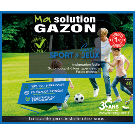 Gazon Sport et Jeux professionnel – Résistant & durable