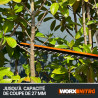 Taille-haies 40V Worx WG286E - 61 cm | Brushless puissant