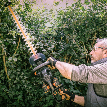 Taille-haies 40V Worx WG286E - 61 cm | Brushless puissant