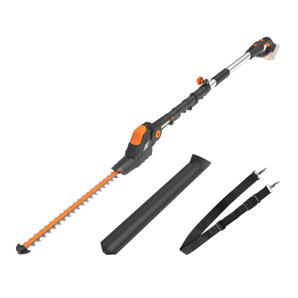 Taille-haies sur perche Worx WG252E.9 - 20V | 3,2 m portée