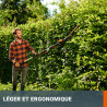 Taille-haies sur perche Worx WG252E.9 - 20V | 3,2 m portée