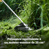 Débroussailleuse Worx WG084E.9 40V 38 cm puissante