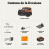 Robot tondeuse sans fil Vision Cloud WR303E – 300 m² – RTK Cloud, V-SLAM, cartographie automatique