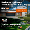 Robot tondeuse Vision Cloud WR305E - 500 m² - sans fil, RTK Cloud et V-SLAM