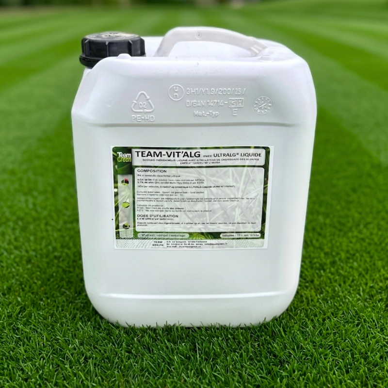 Engrais gazon liquide algues Team-VIT’ALG - Stimulateur racinaire & anti-stress