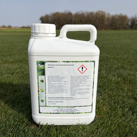 Engrais liquide reverdissant TEAM-IRON pour gazon effet rapide