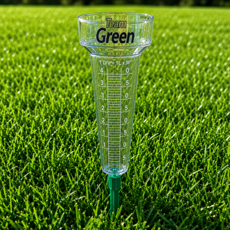 Pluviomètre gradué Team Green : mesure des précipitations et arrosage du gazon