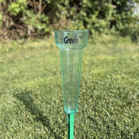 Pluviomètre gradué Team Green : mesure des précipitations et arrosage du gazon