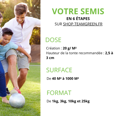 Gazon Sport et Jeux professionnel – Résistant & durable