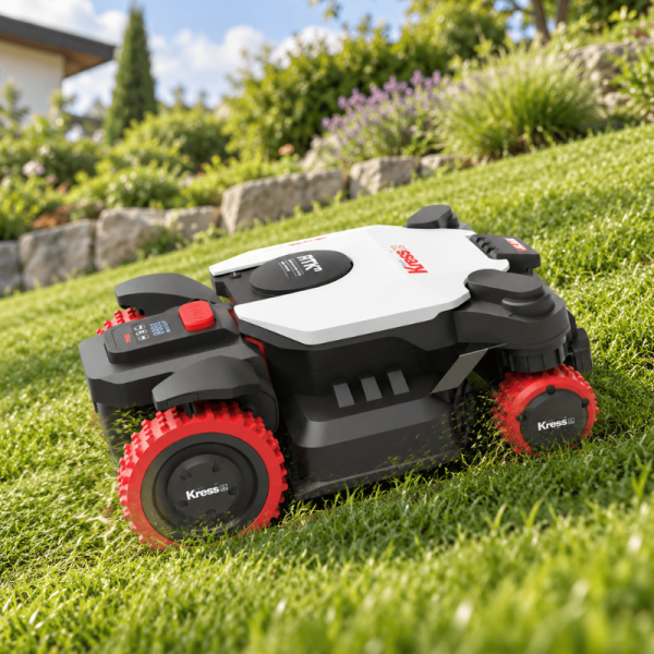 Robot tondeuse Kress KR281E EyePilot 4x4 -800 m² Pentes extrêmes