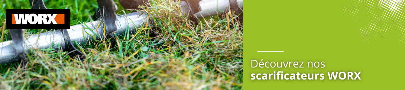 scarificateurs gazon worx