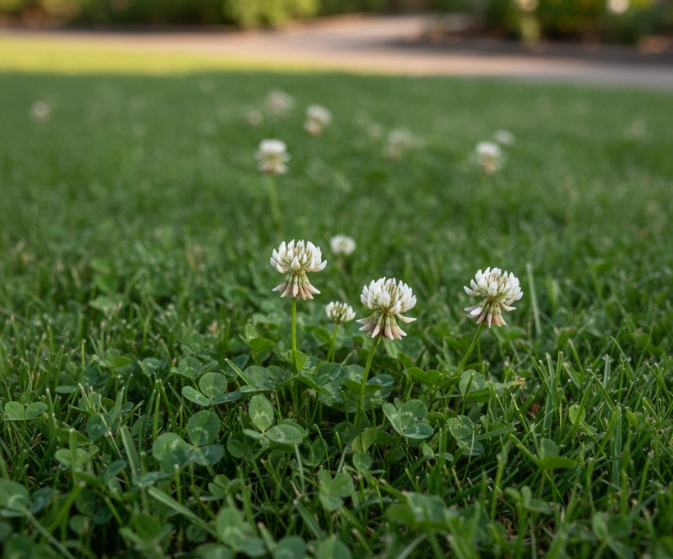 diminuer le trefle gazon