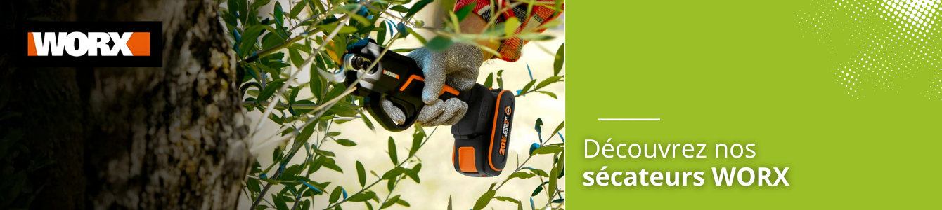 sécateurs worx
